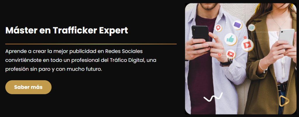 Masters Experts Academy te da la formación online en marketing digital que necesitas para ser trafficker expert